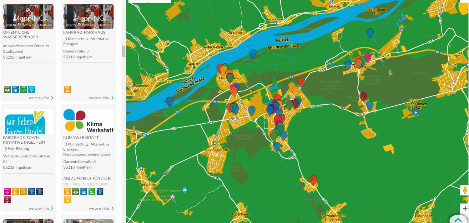 MappING Der nachhaltige Stadtplan für Ingelheim ist online Ingelheim