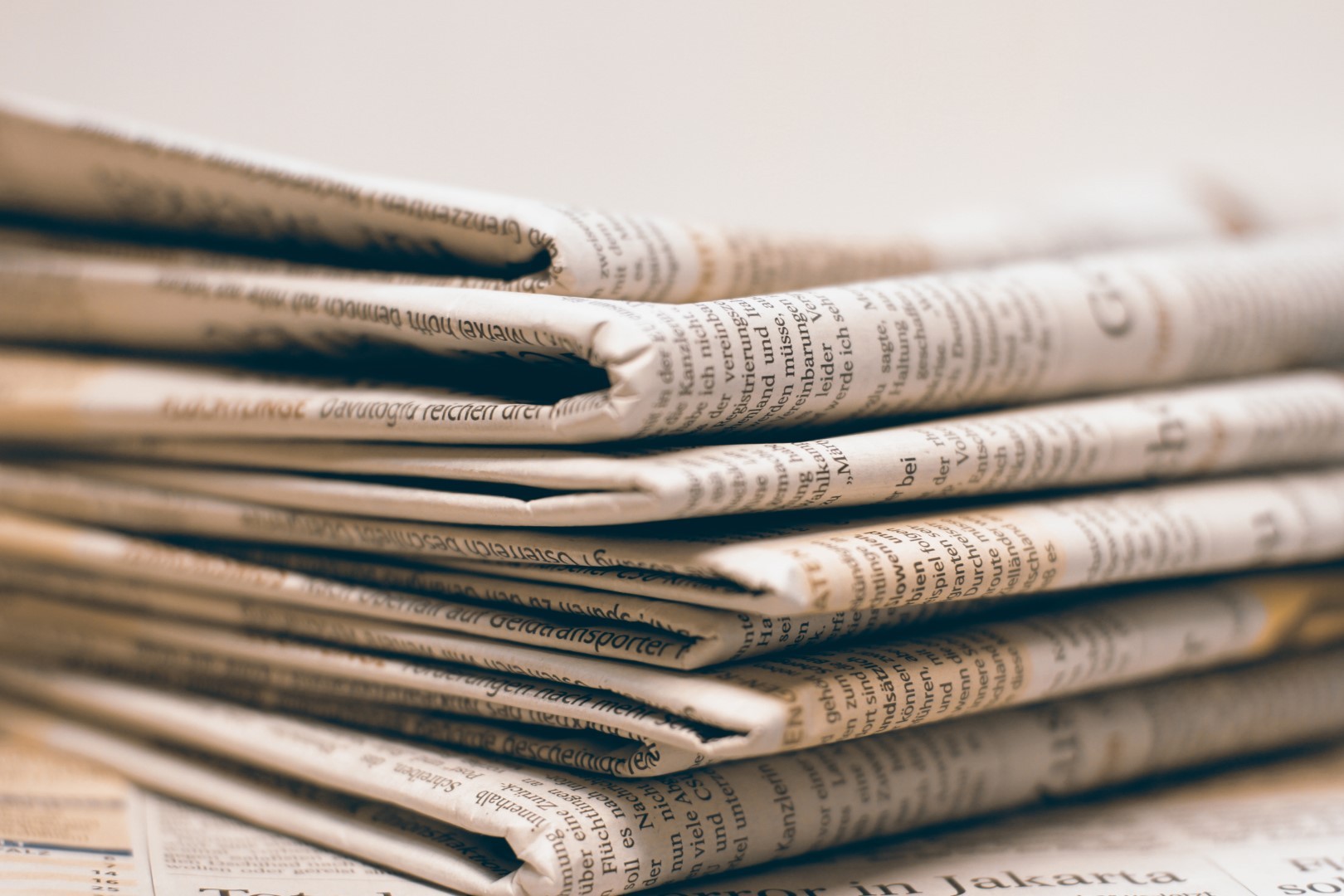Zeitungsstapel